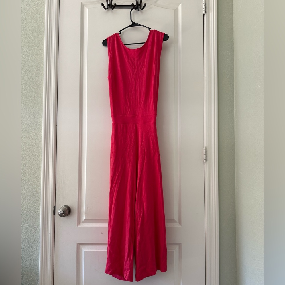Vibrant Pink Sleeveless Jumpsuit